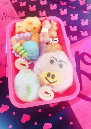 はなかっぱ　豆ご飯　キャラ弁-レシピのメイン写真