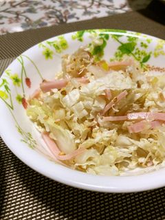 ハムと白菜の簡単サラダ-レシピのメイン写真
