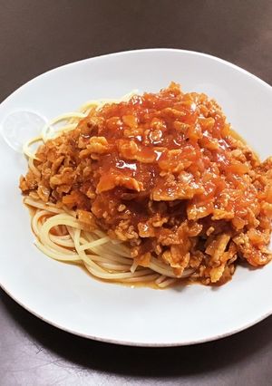 シンプル材料で簡単!手抜きミートソース-レシピのメイン写真
