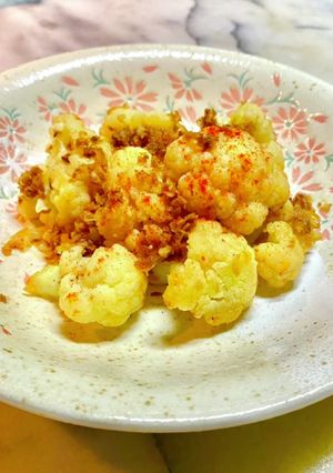 カリフラワーのオリーブ鰹節醤油和え-レシピのメイン写真