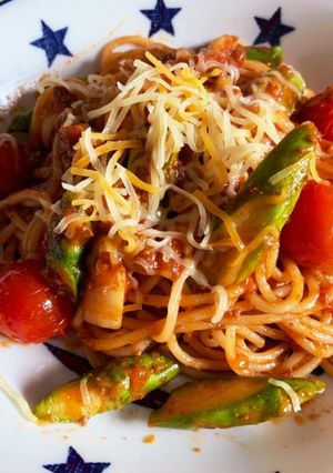 レトルトで簡単！野菜パスタ-レシピのメイン写真