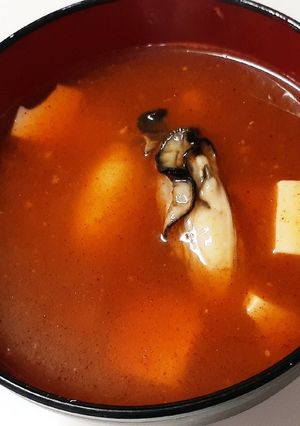 冷凍あさりと冷凍カキでスゥンドゥブチゲ-レシピのメイン写真
