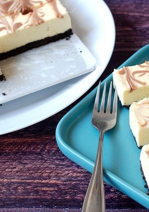 マーブルレアチーズケーキ♬-レシピのメイン写真