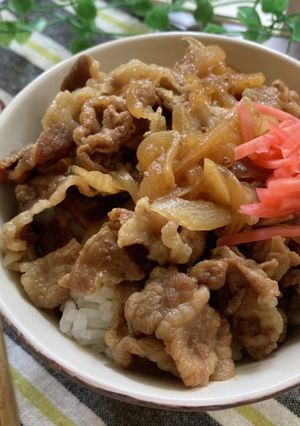 10分煮るだけ♡簡単絶品♡牛丼-レシピのメイン写真