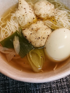 鶏ササミさっぱり醤油ニュウメン-レシピのメイン写真