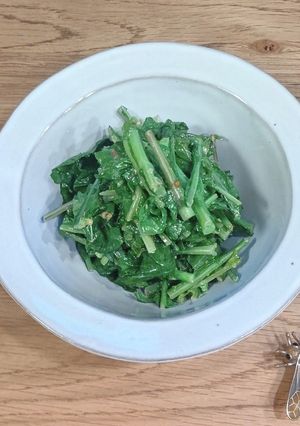 のらぼう菜のホットサラダ-レシピのメイン写真