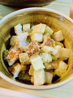 竹輪とセロリの洋風胡麻和えサラダ⭐︎-レシピのメイン写真