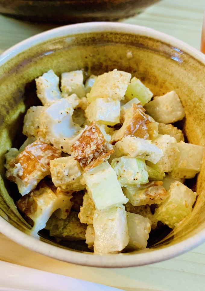 竹輪とセロリの洋風胡麻和えサラダ⭐︎-レシピのメイン写真
