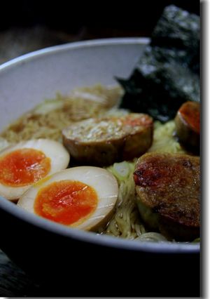 鮟肝らーめん-レシピのメイン写真