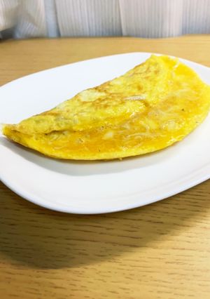 しらす入り　トロっとしたオムレツ-レシピのメイン写真
