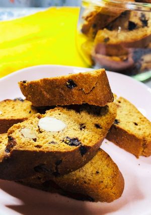 朝食に！ココアプロテイン☆ビスコッティ-レシピのメイン写真