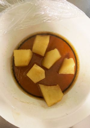レンジ食べ切り量のじゃがいも甘煮-レシピのメイン写真