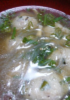 鶏だんごのスープはるさめ-レシピのメイン写真