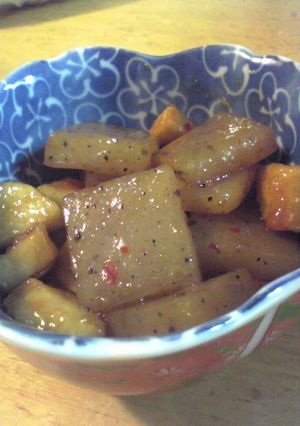 こんにゃくと里芋のおかず-レシピのメイン写真