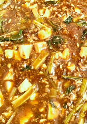 マーボー小松菜豆腐-レシピのメイン写真