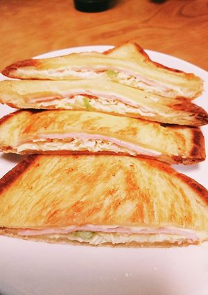 フライパンでホットサンド-レシピのメイン写真
