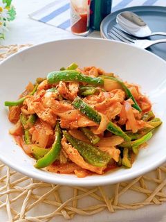【レンジで簡単】ナポリタンチキン♪-レシピのメイン写真