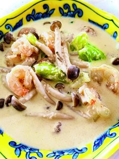 【糖質オフ】エビチンゲン菜たらこクリーム-レシピのメイン写真