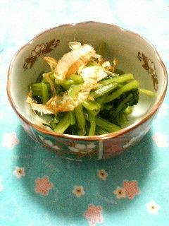 超簡単☆昆布茶おひたし-レシピのメイン写真