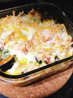 夏野菜と薄揚げのチーズ焼き-レシピのメイン写真