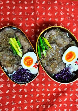 旦那さんと息子塾弁当-レシピのメイン写真