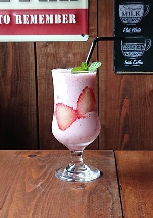 おうちカフェ★いちごジュース-レシピのメイン写真
