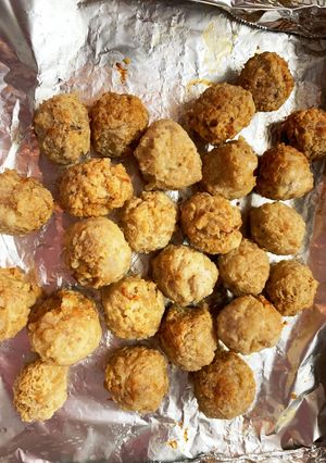 お散歩用わんこのおやつ　鶏団子-レシピのメイン写真