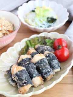 ごはんがすすむ!鶏むね肉の海苔巻き揚げ-レシピのメイン写真