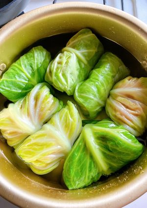 ロールキャベツ(残りはハンバーグ)-レシピのメイン写真