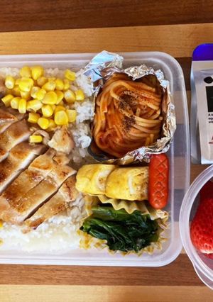 硬式野球部弁当～2021.4.3～-レシピのメイン写真