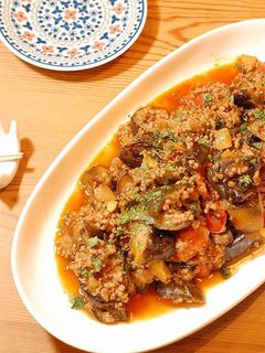とろける~♡茄子とひき肉のトマト煮-レシピのメイン写真