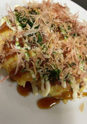 【自然薯入り】外カリッ中ふわっお好み焼き-レシピのメイン写真