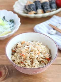 カルシウムたっぷり!しらすの炊き込みご飯-レシピのメイン写真
