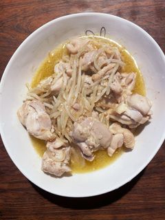 鶏モモ肉とモヤシの胡麻だれ和え-レシピのメイン写真