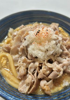 ほぼワンパンあんかけ肉うどん-レシピのメイン写真