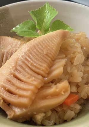 炊飯器で♪カンタン☆タケノコおこわ-レシピのメイン写真