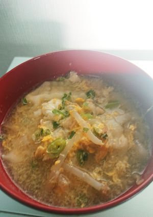 ☆余りの冷凍餃子で本格中華スープ-レシピのメイン写真