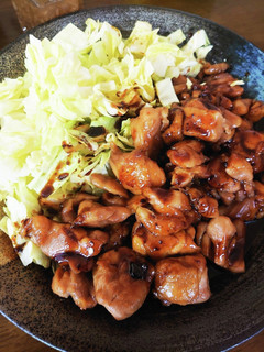 焼き鶏風チキン~キャベツ添え~-レシピのメイン写真
