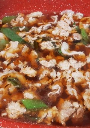 そばやうどんに！あっさりコク旨肉つけ汁-レシピのメイン写真