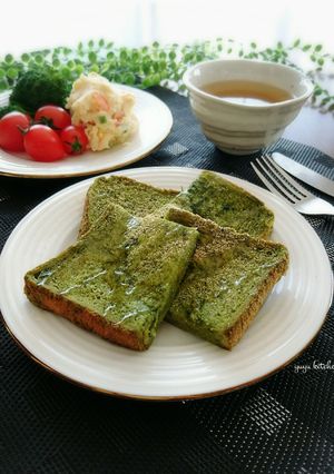 冷凍作りおき☆青汁フレンチトースト。-レシピのメイン写真