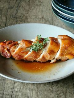鶏むね照り焼きハニーバターチキン♪-レシピのメイン写真