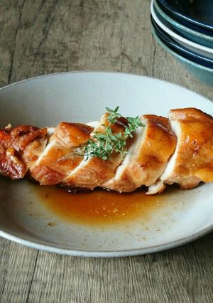 鶏むね照り焼きハニーバターチキン♪-レシピのメイン写真