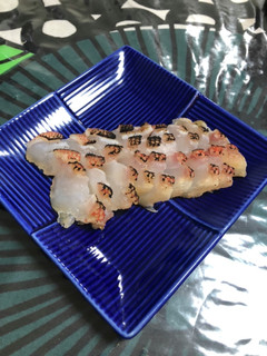 白身魚の味噌漬を刺身で-レシピのメイン写真