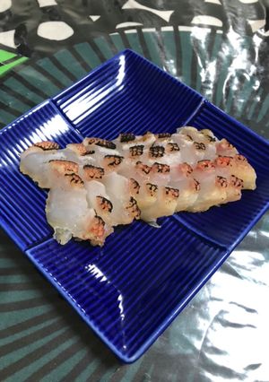 白身魚の味噌漬を刺身で-レシピのメイン写真