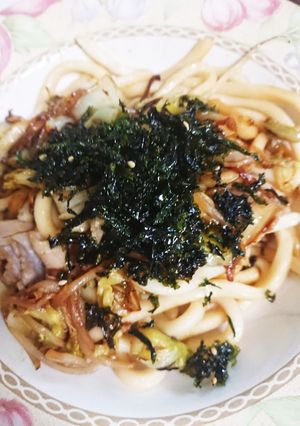 ☆甘辛豚肉が決め手！醤油焼きうどん-レシピのメイン写真