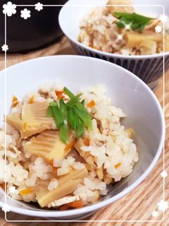 白だしで炊いた、たけのこご飯-レシピのメイン写真