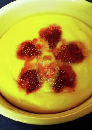 桜? 簡単苺クラフティ(基本材料+果物)-レシピのメイン写真