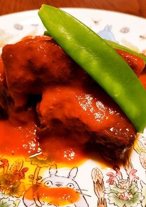 超本格！圧力鍋で作る牛肉の赤ワイン煮-レシピのメイン写真