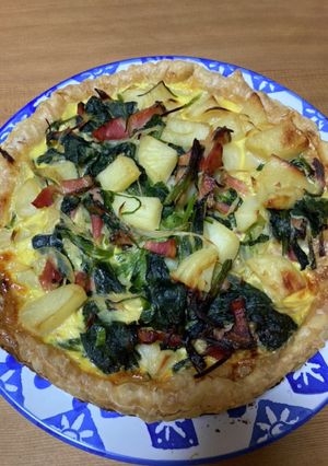 ほうれん草とポテトのキッシュ-レシピのメイン写真
