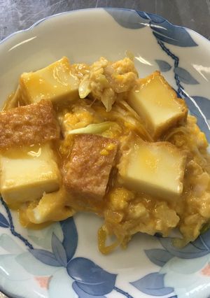 【20分で夕食】厚揚げ卵とじ-レシピのメイン写真